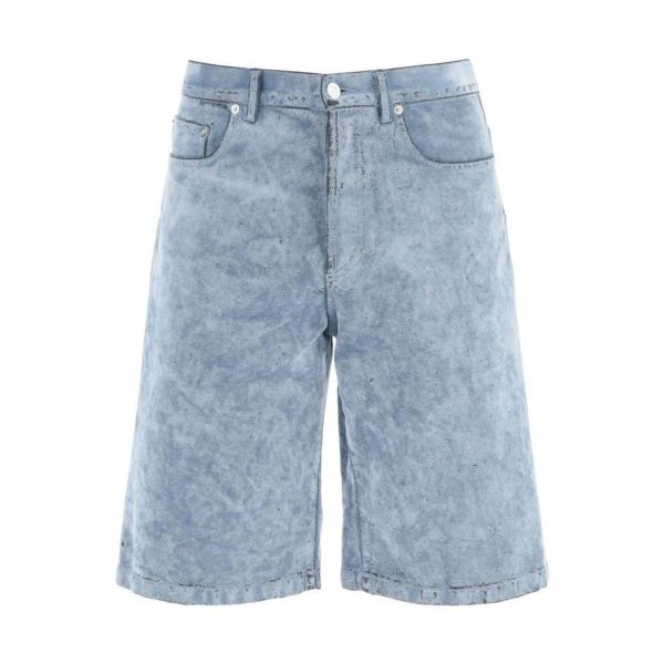 Denim bermuda shorts