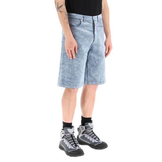 Denim bermuda shorts