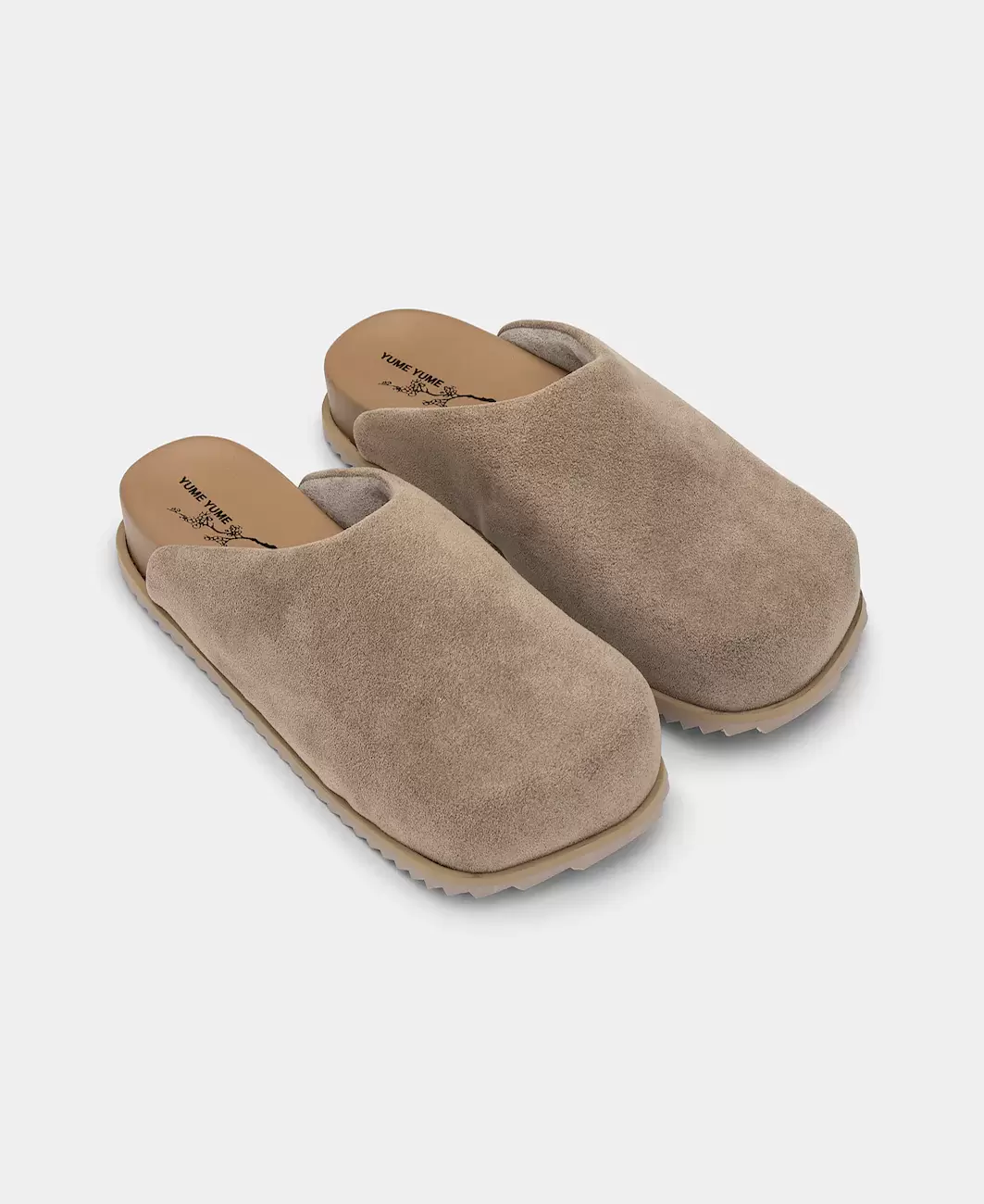 TRUCK SLIDE Beige / Grey suede