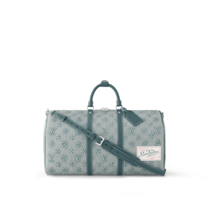 LV Denim Keepall Bandoulière 50