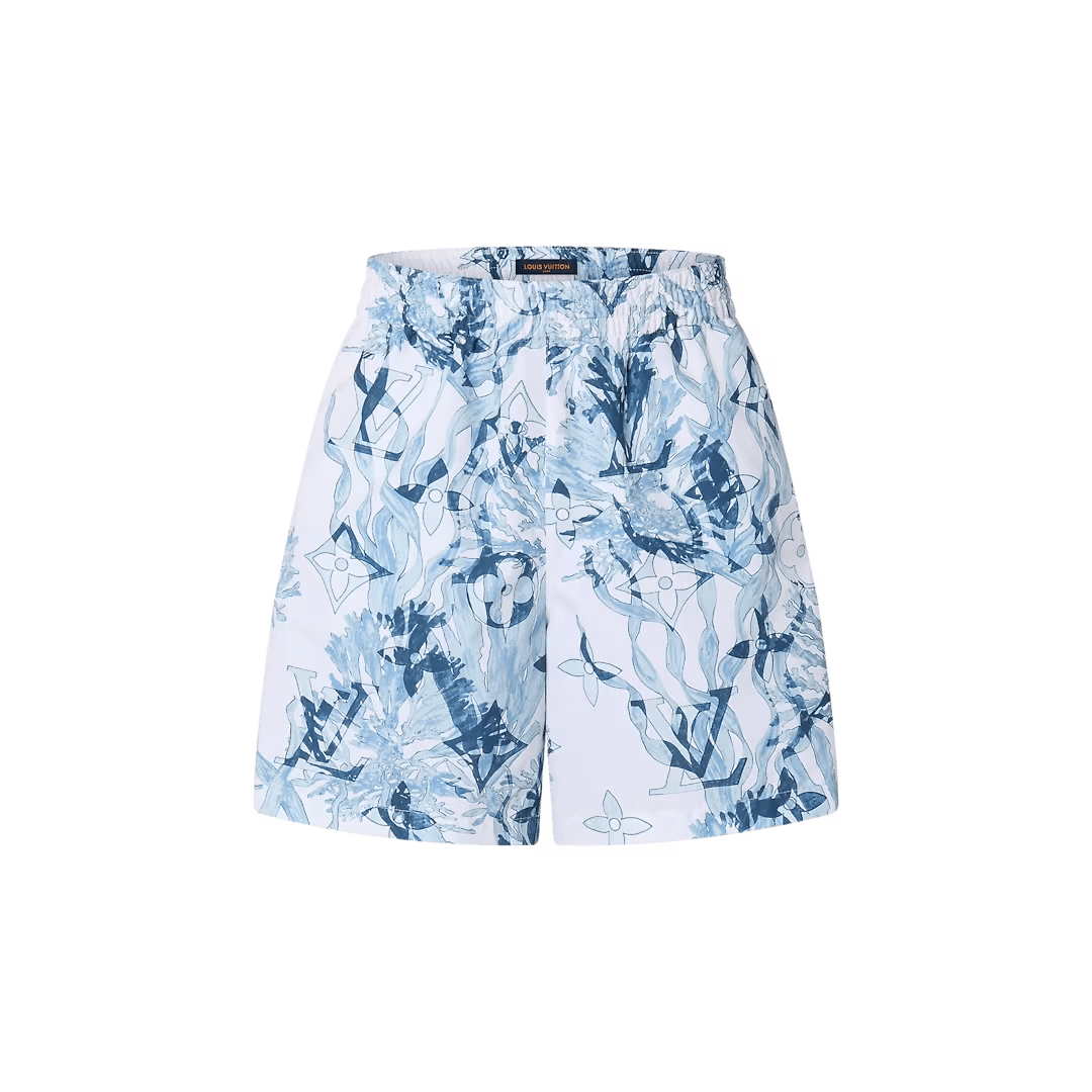  PRINTED NYLON SWIM SHORTS