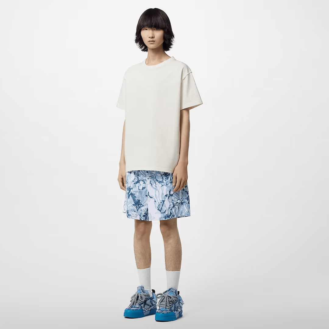  PRINTED NYLON SWIM SHORTS