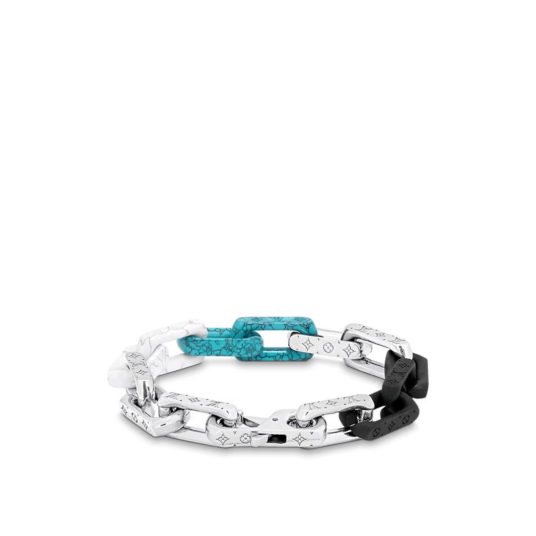 BRASLE MONOGRAM CHAIN ​​STONE