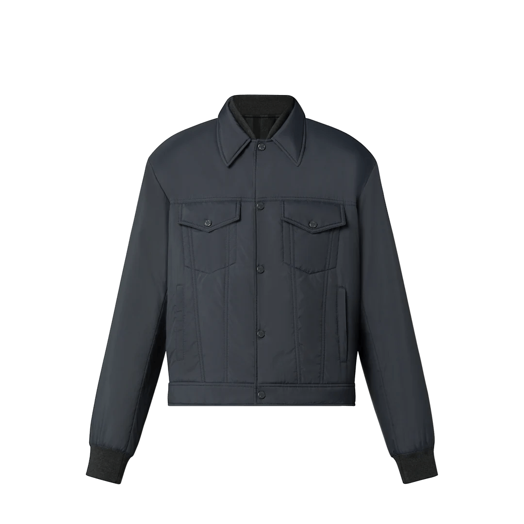 Reversible trucker jacket