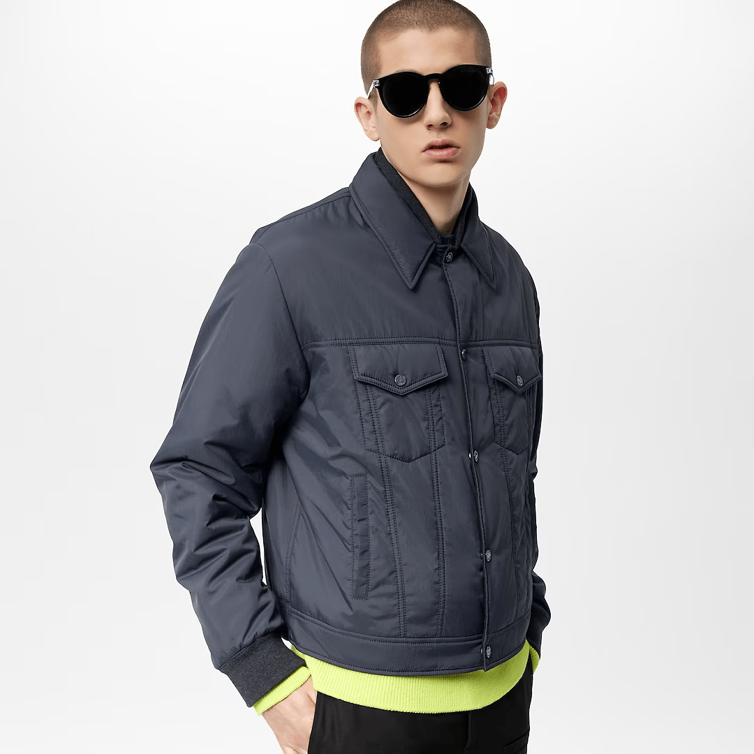 Reversible trucker jacket