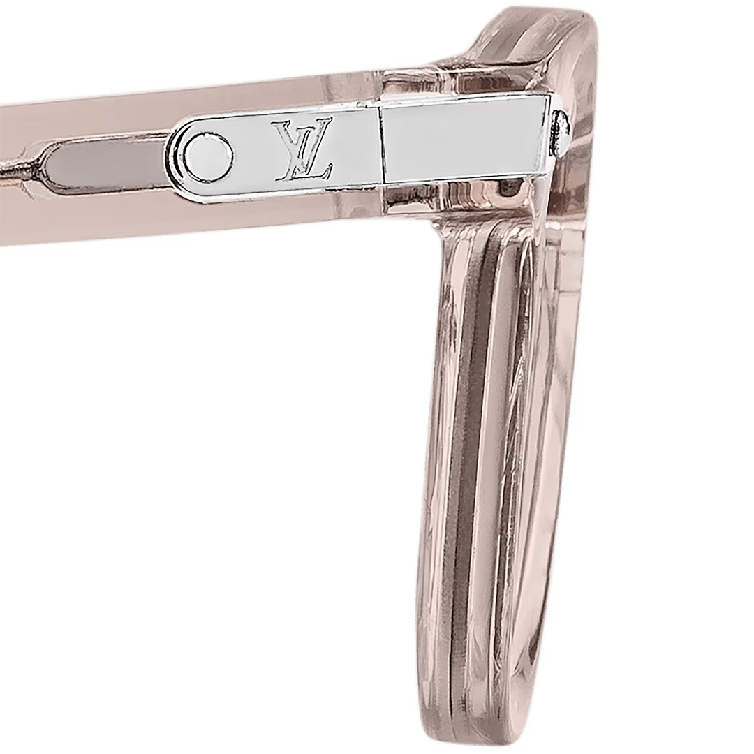  Sunglasses LV Signature Square Round in Rose Claire