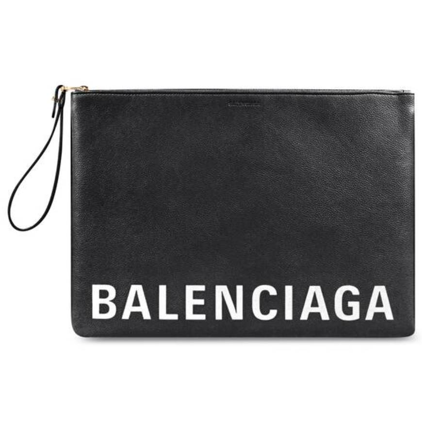 WOMEN'S CASH POUCH WHITH HANDLE IN BLACK/WHITE