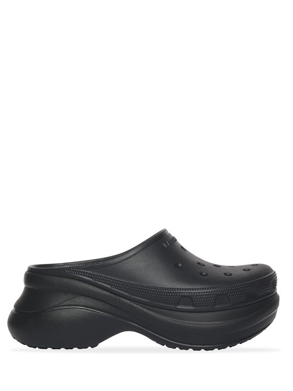 crocs rubber clog mules