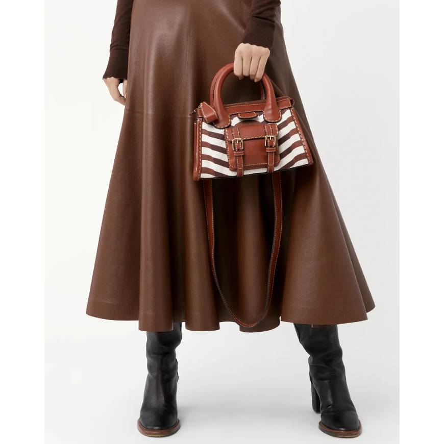 EDITH MINI BAG SEPIA BROWN