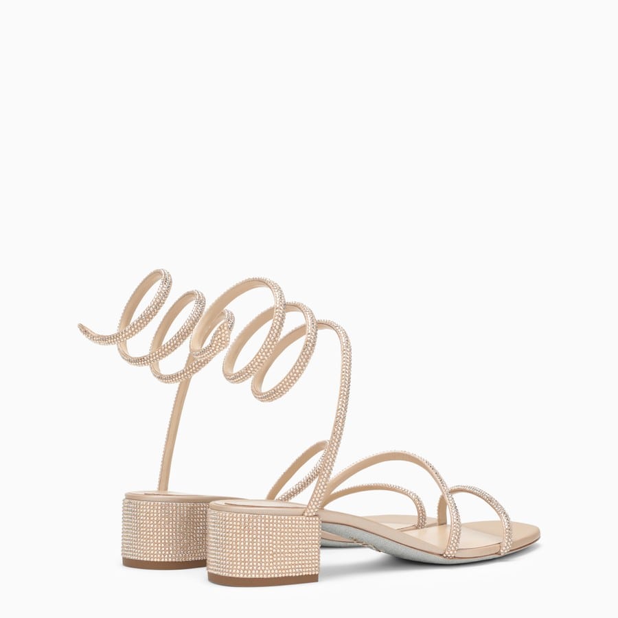 Cleo Sandals In Beige