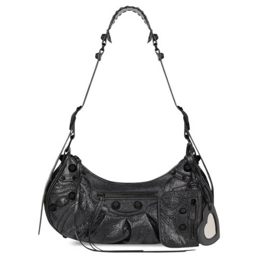 WOMEN'S LE CAGOLE SMALL SHOULDER BAG IN BLACK