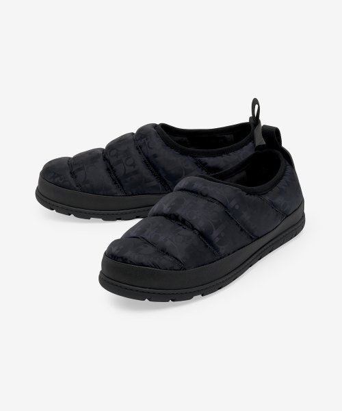 Dior Snow Slipper Oblique Technical Fabric Black