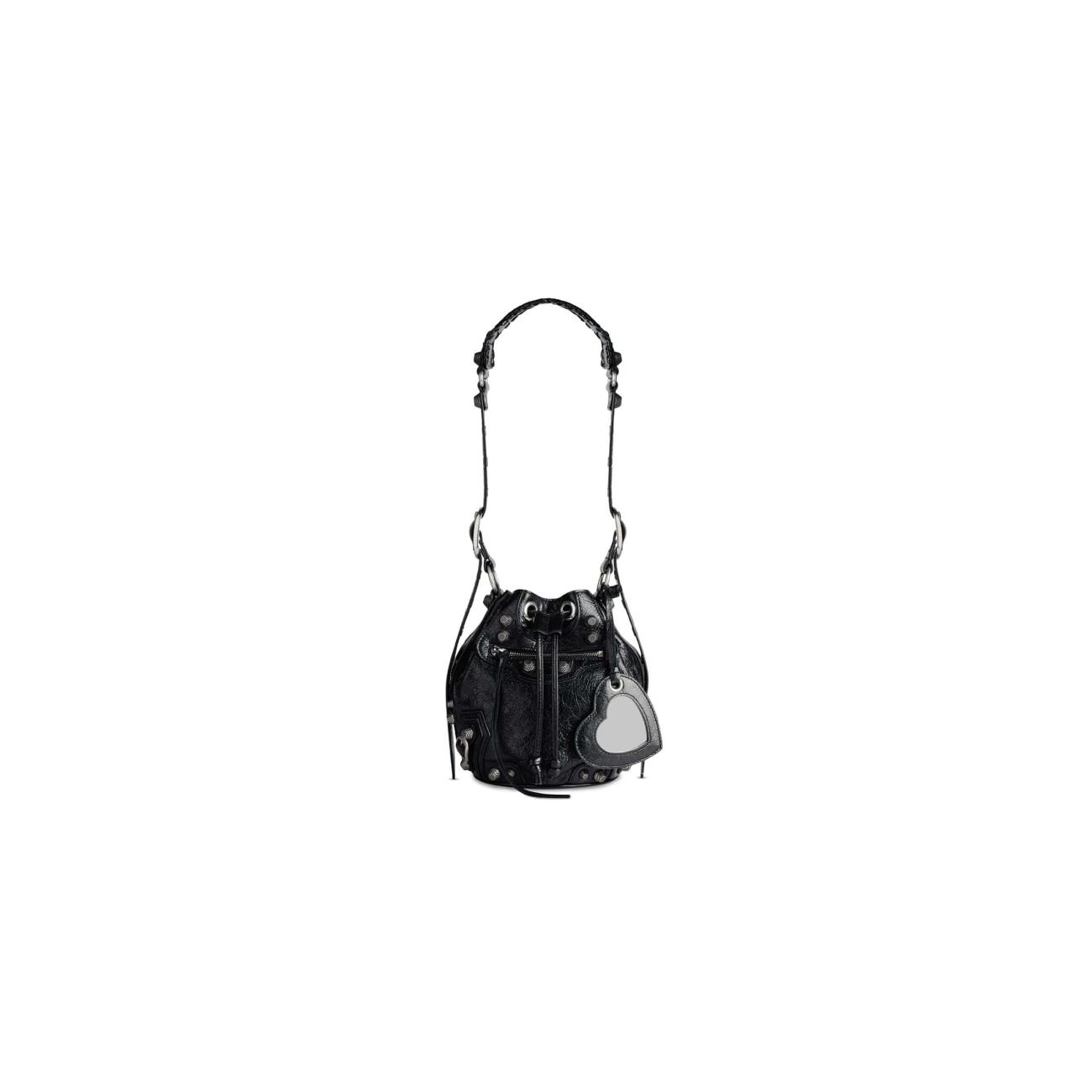 WOMEN'S LE CAGOLE XS BUCKET BAG IN BLACK