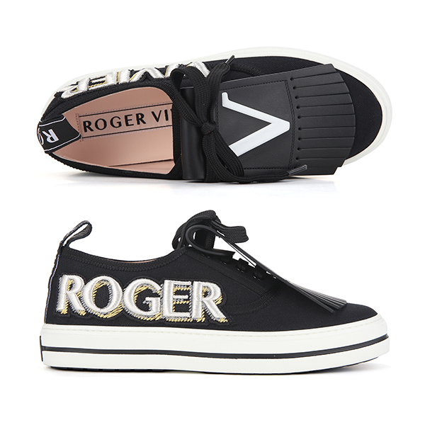 Roger Vivier RVW40328330 NRI B001 Colmy Vivier RV Patch Sneakers 