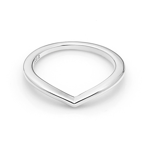 Pandora 196314 Shining Wishbone Silver Ring 