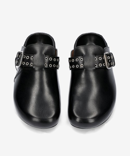 Women's Mirbin Buckle Mule - Black 