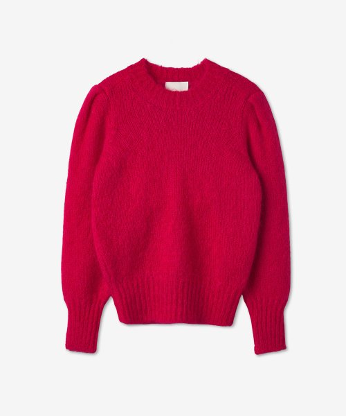 Women's Emma Mohair Knit - Fuchsia