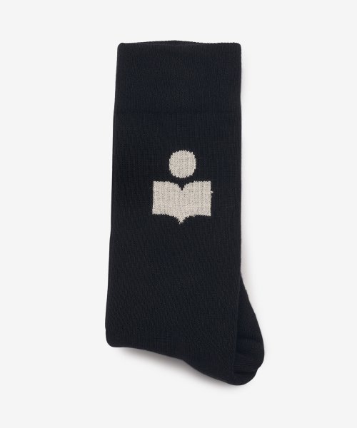 Men's Siloki Logo Socks - Black