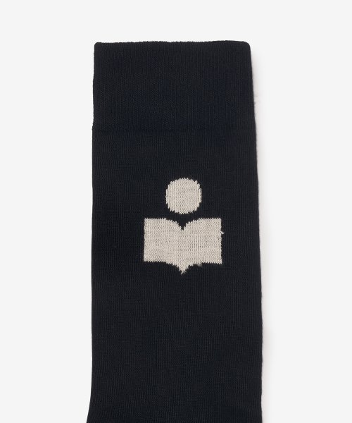 Men's Siloki Logo Socks - Black