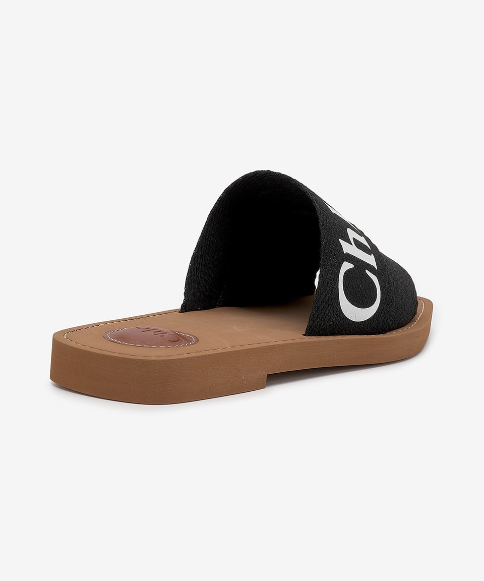 Women's Woody Flat Mule - Black