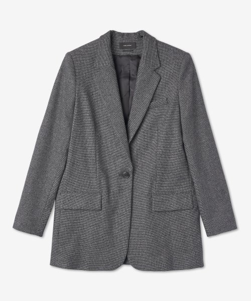 Women's Sleep Single Breasted Jacket - Gray