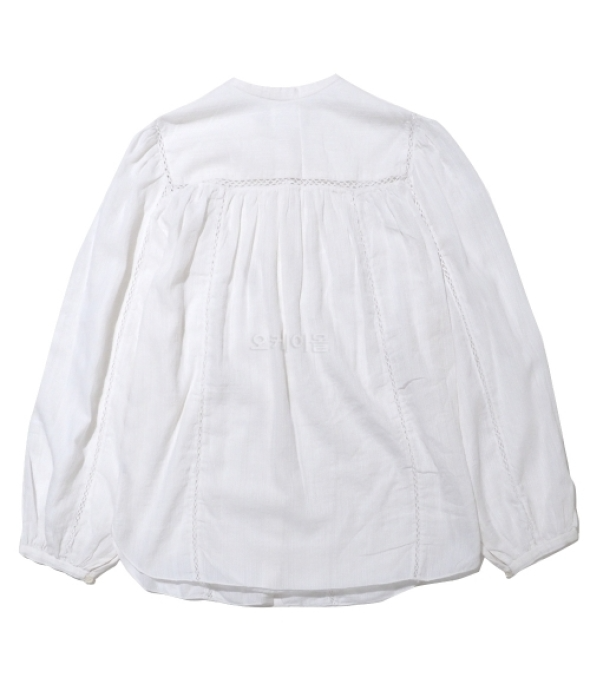 LEONARD cotton and linen top