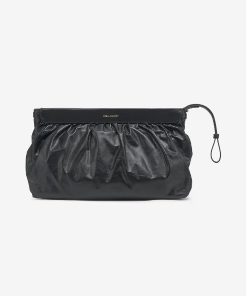 Women's leather pouch - black 