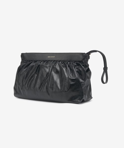 Women's leather pouch - black 