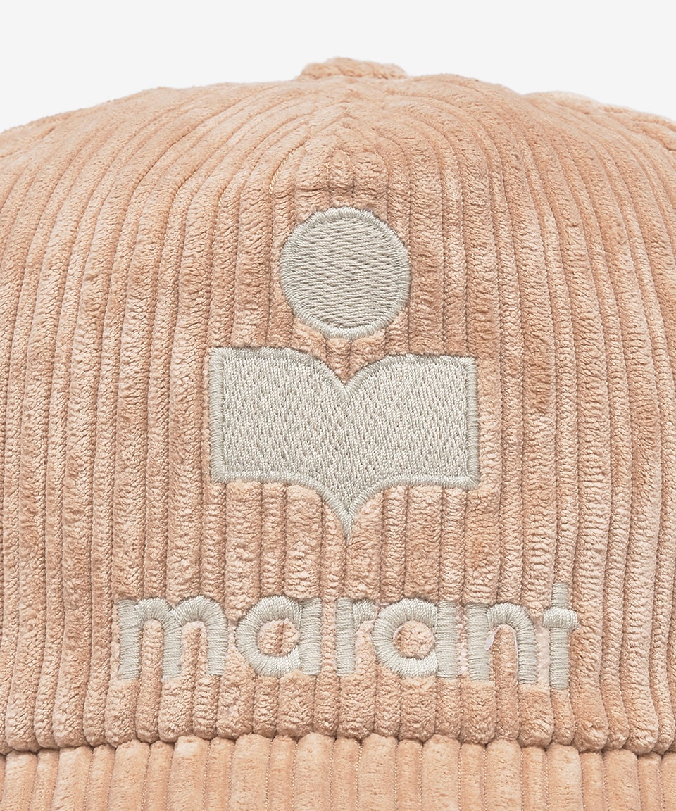 Men's Tyrone Velvet Corduroy Ball Cap - Beige