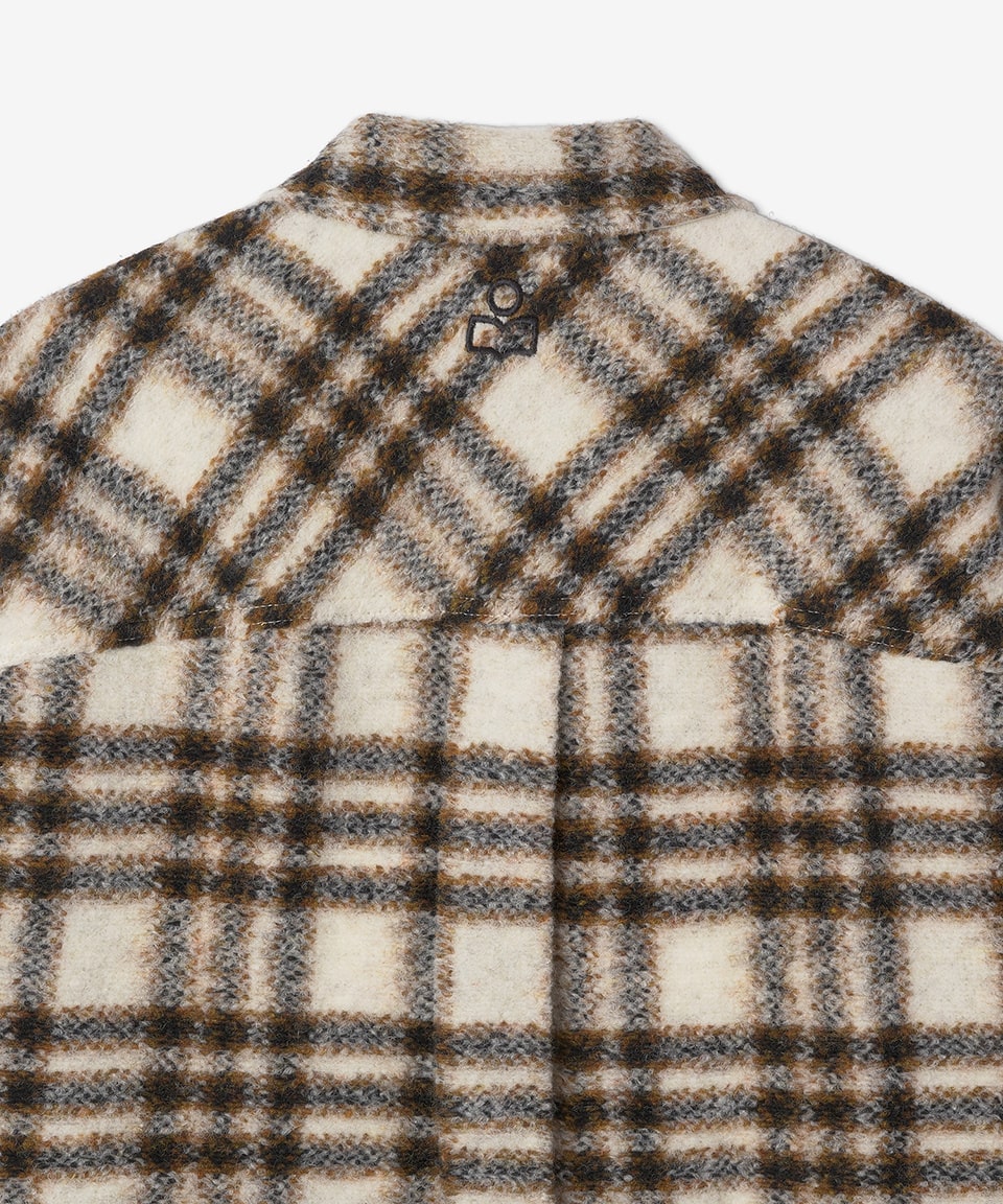 Women's Pontage Long Coat - Beige:Brown