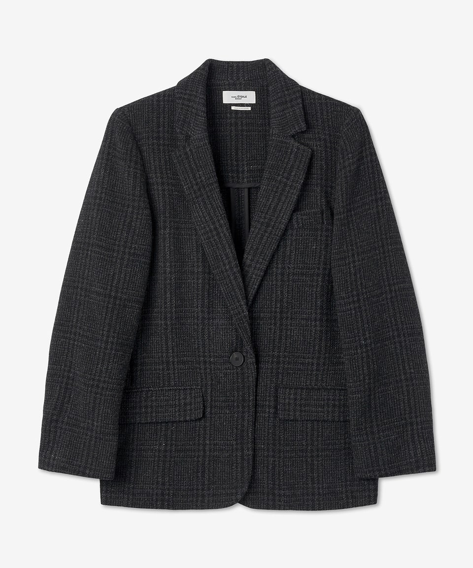 Women's Charlene Wool Jacket - Anthracite
