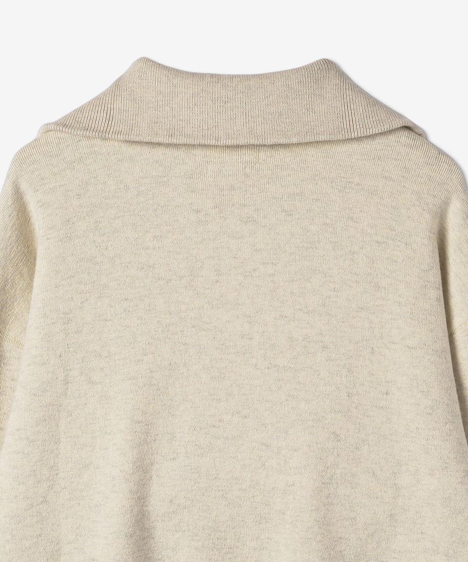 Women's Azura Zip Collar Logo Sweatshirt