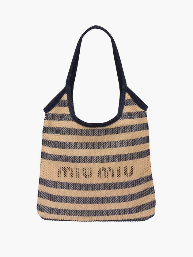 Miu Miu Fabric Linen Tote Bag fabic