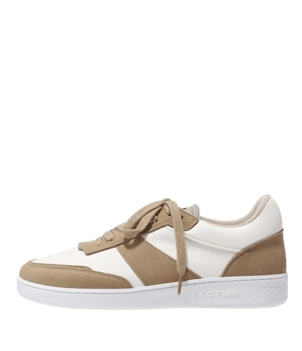 23SS PUABE (Beige plain sneakers)