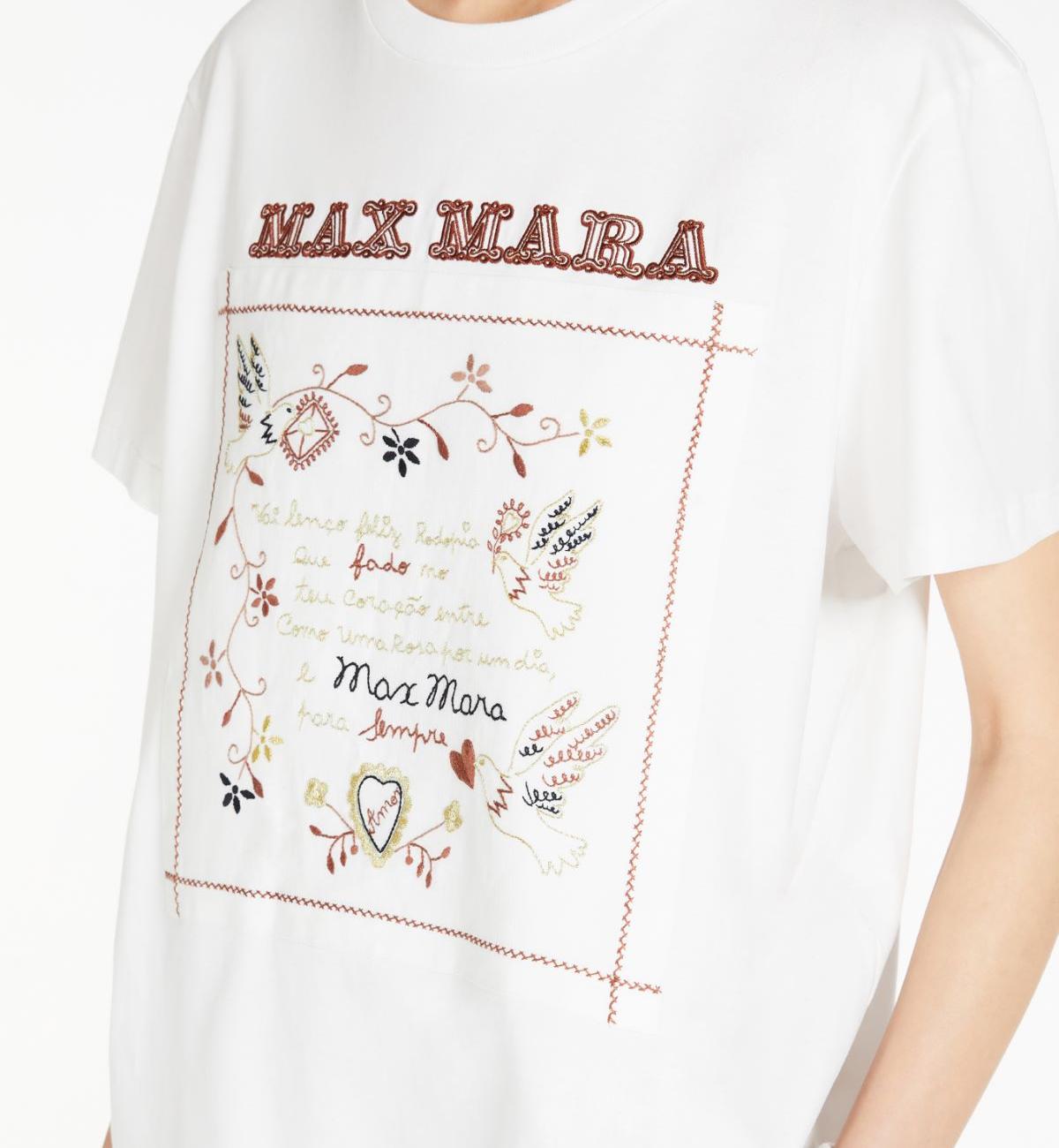 Resort 2023 embroidered short sleeve T-shirt