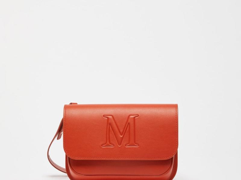 MYM leather shoulder bag