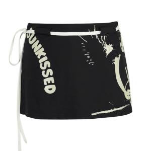 Cerric Women String Swimwear Skirt Black