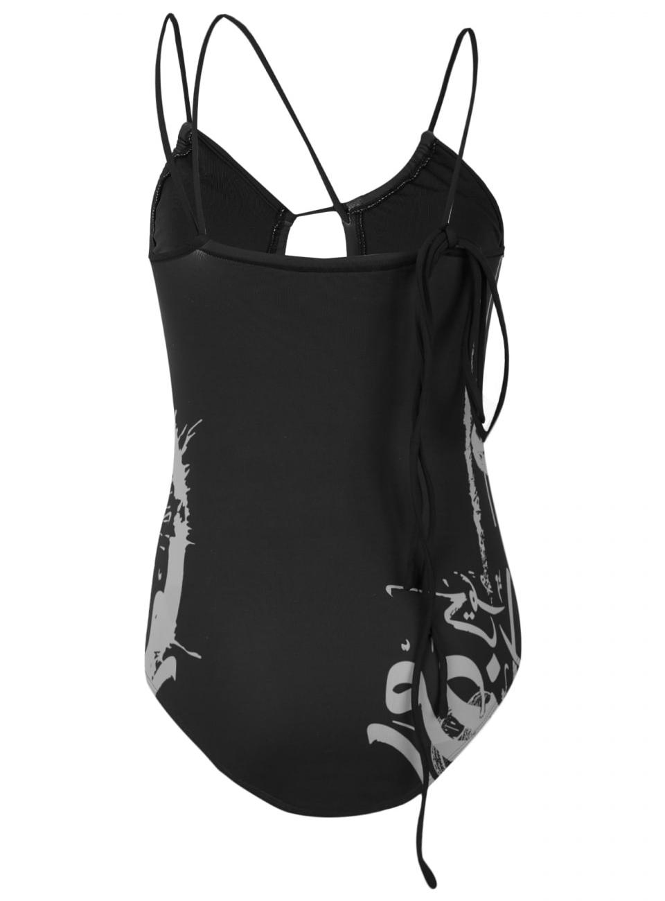 Cerric Women Sunkissed Graphic Swimsuit Black