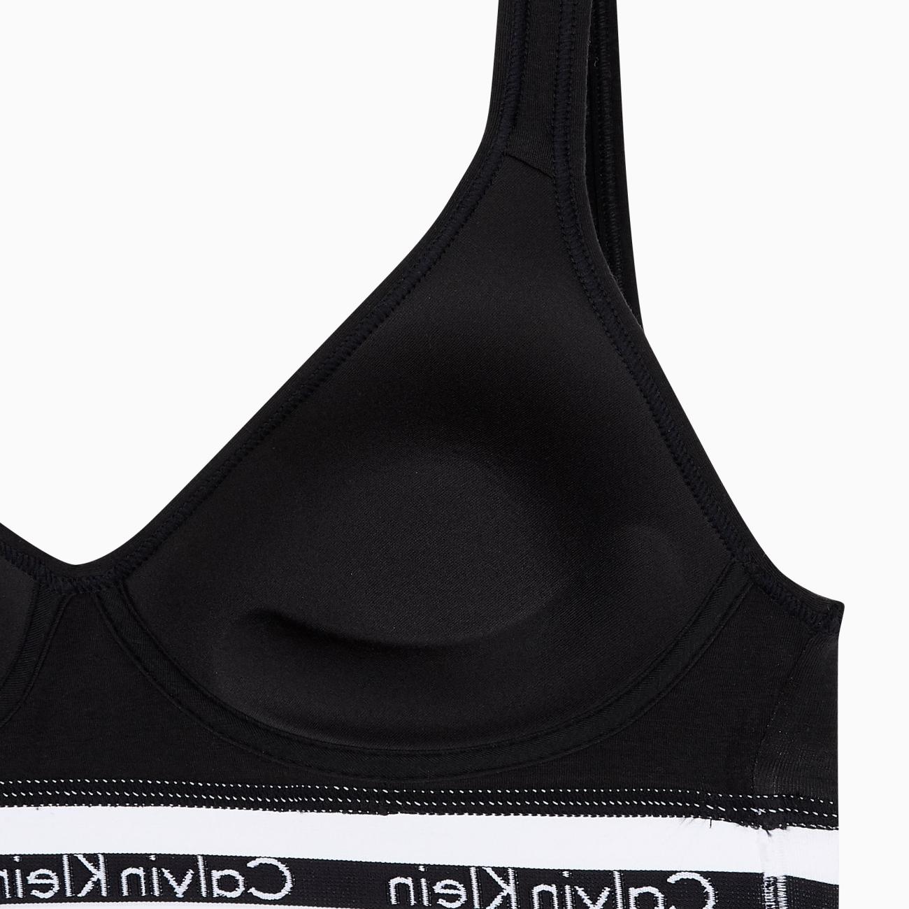 Women's Modern Cotton Lift Bralette BLACK