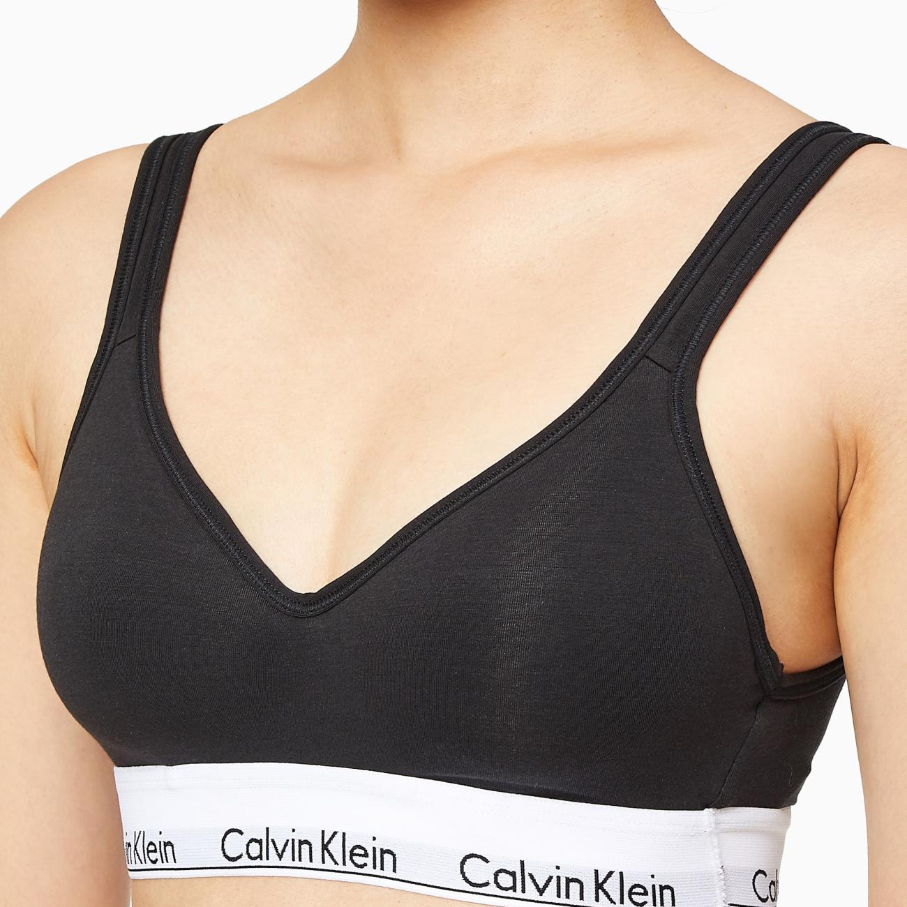 Women's Modern Cotton Lift Bralette BLACK