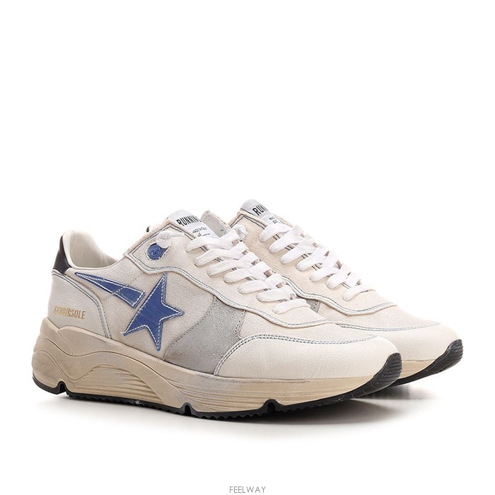 Running Sole Sneakers Leather Star