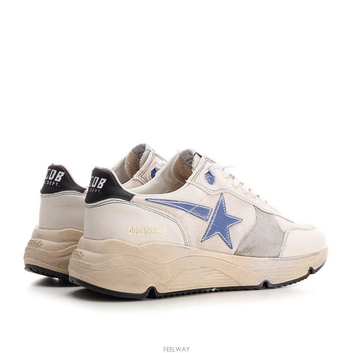 Running Sole Sneakers Leather Star