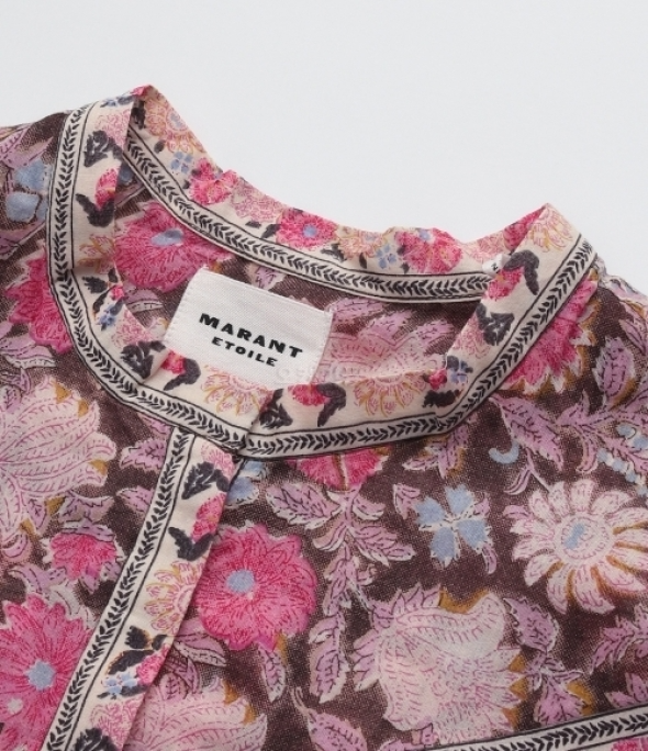 Sarika printed cotton voile top