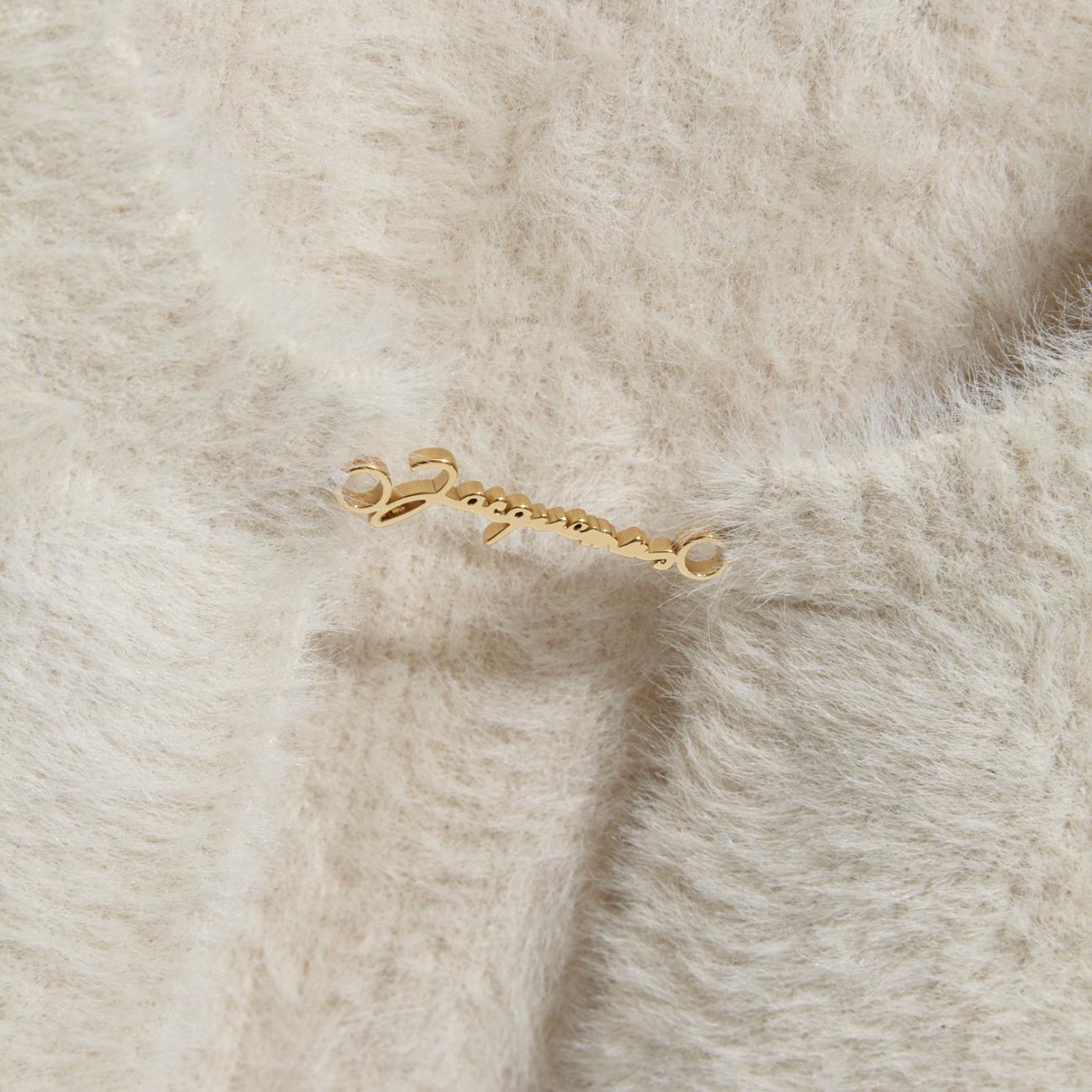 23SS La maille Neve (La Mayu Nive Fluffy Charm Logo Cardigan)