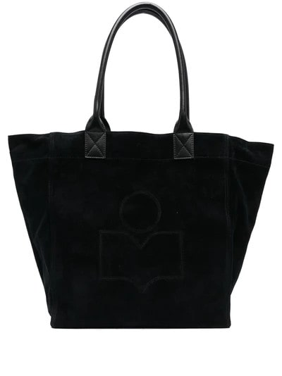 23SS YENKY (Yenky suede logo tote bag)