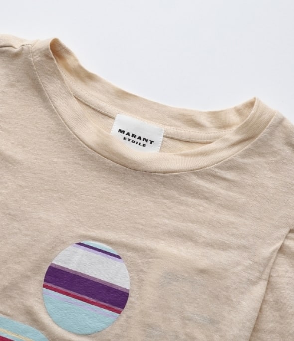 23SS KYANZA (Kianza Flare Linen Short Sleeve T-shirt)