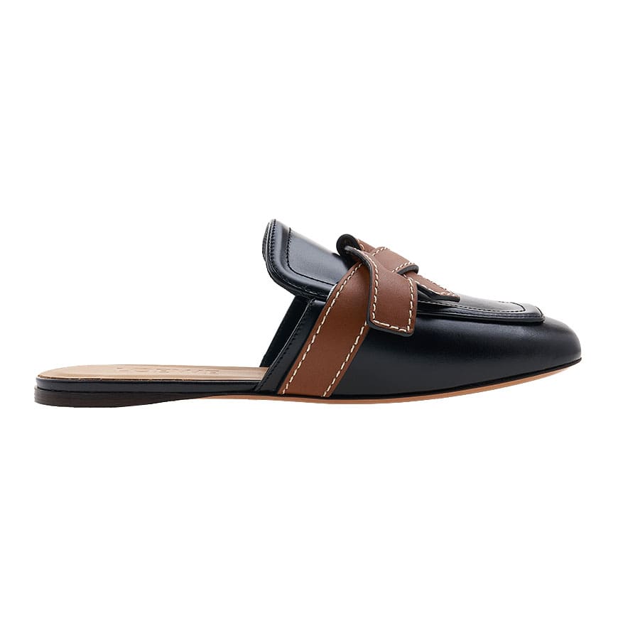 Women's Leather Gate Mule