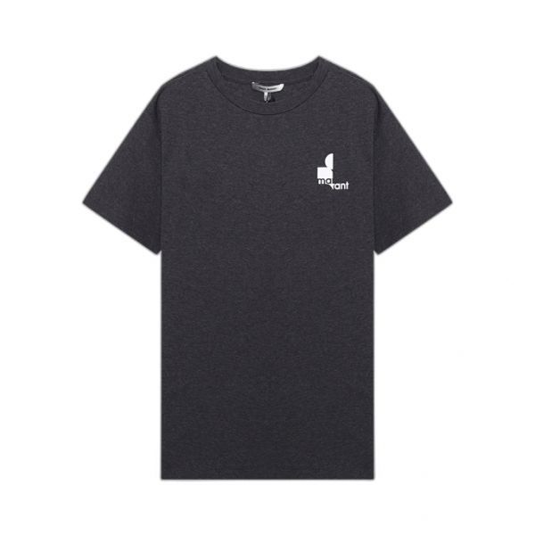 ZAFFERH logo short-sleeved -gray