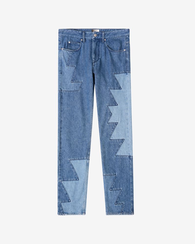 JEILAN patchwork denim jeans