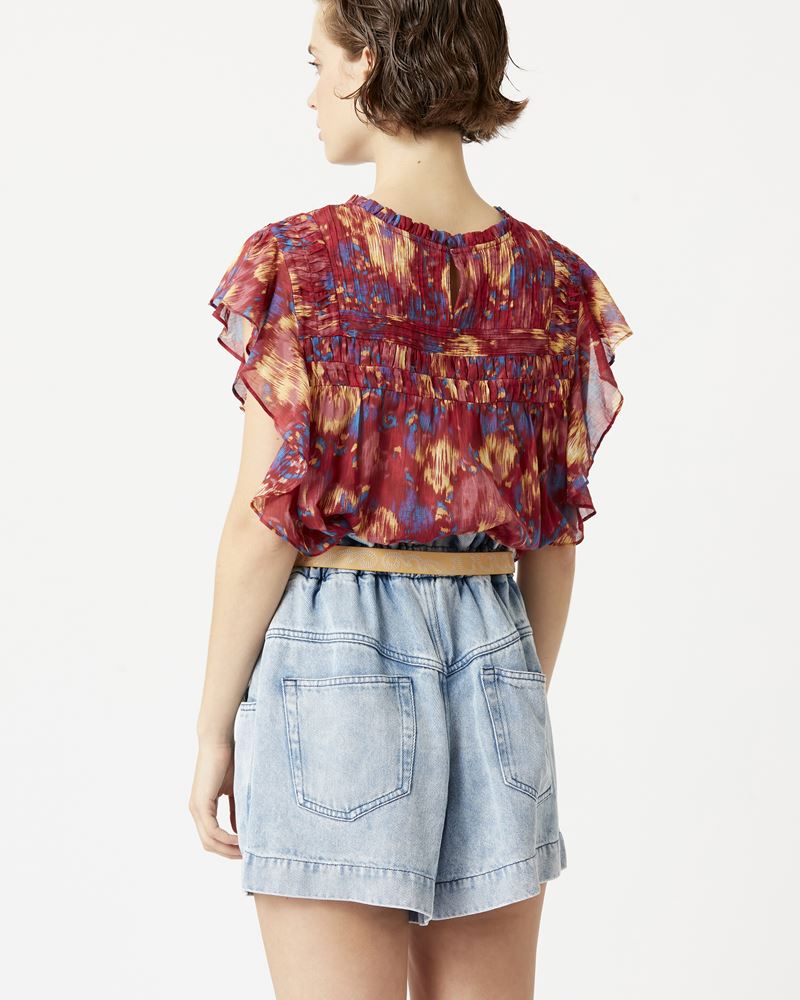 LAYONA ruffle top